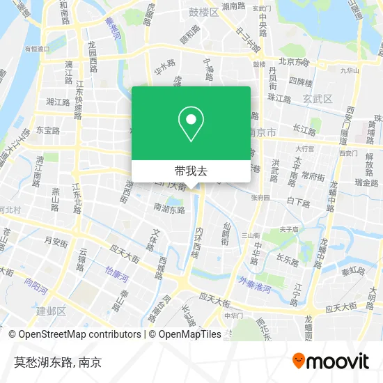 莫愁湖东路地图