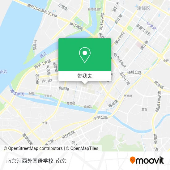 南京河西外国语学校地图