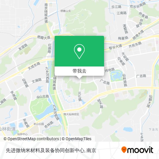 先进微纳米材料及装备协同创新中心地图