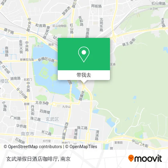 玄武湖假日酒店咖啡厅地图