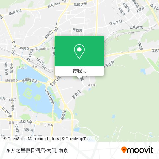 东方之星假日酒店-南门地图