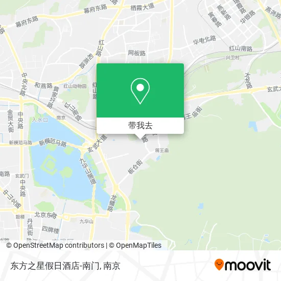 东方之星假日酒店-南门地图