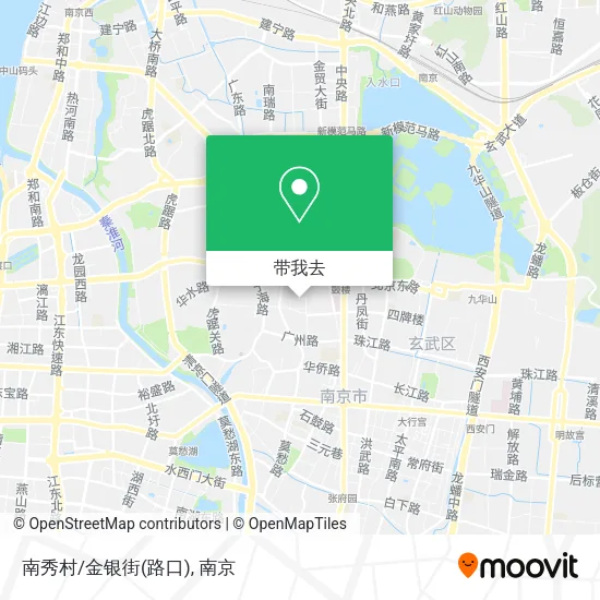 南秀村/金银街(路口)地图
