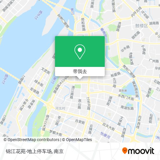 锦江花苑-地上停车场地图