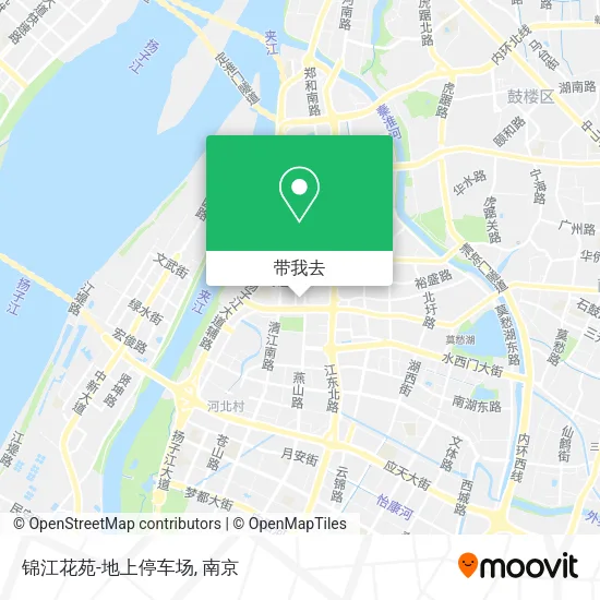 锦江花苑-地上停车场地图