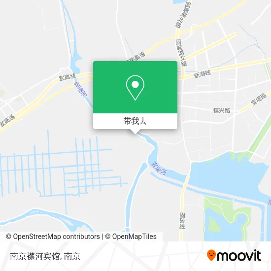 南京襟河宾馆地图