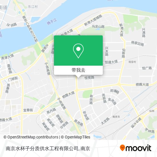 南京水杯子分质供水工程有限公司地图