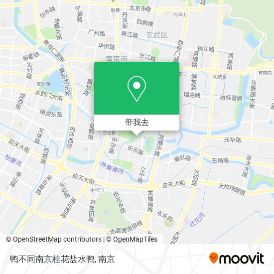 鸭不同南京桂花盐水鸭地图