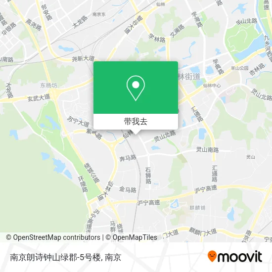 南京朗诗钟山绿郡-5号楼地图