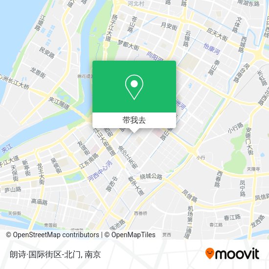 朗诗·国际街区-北门地图
