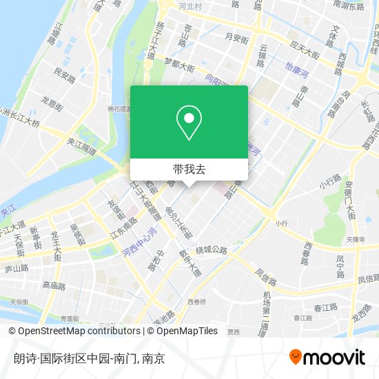朗诗·国际街区中园-南门地图