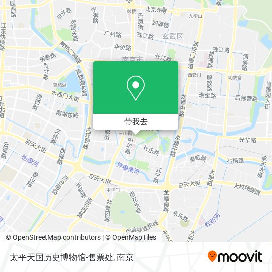 太平天国历史博物馆-售票处地图