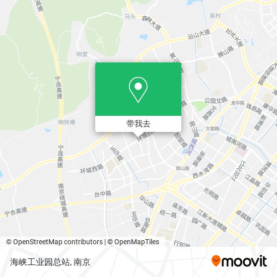 海峡工业园总站地图