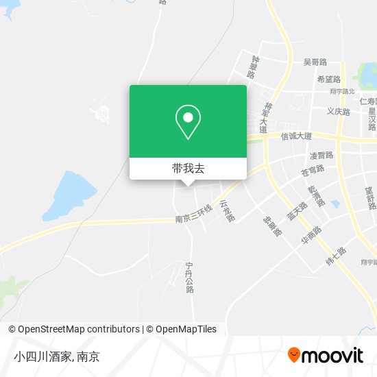 小四川酒家地图