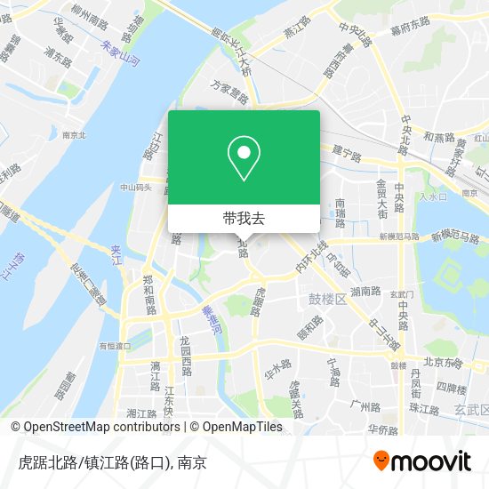 虎踞北路/镇江路(路口)地图