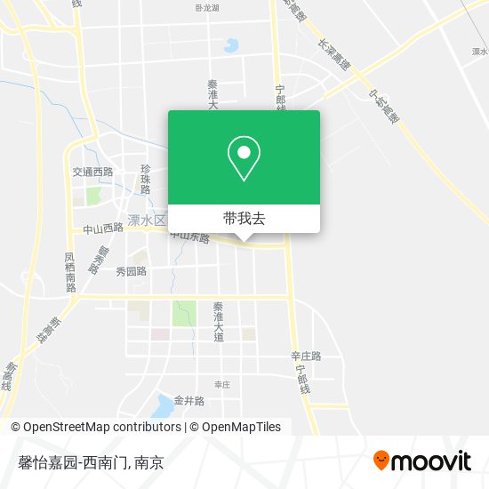 馨怡嘉园-西南门地图