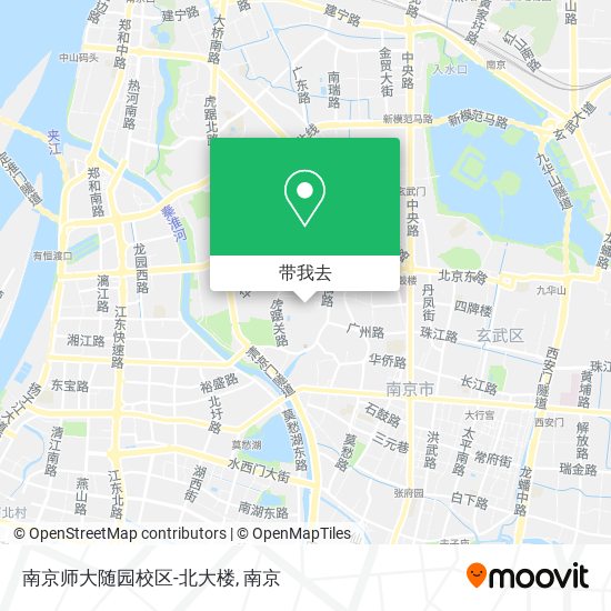 南京师大随园校区-北大楼地图