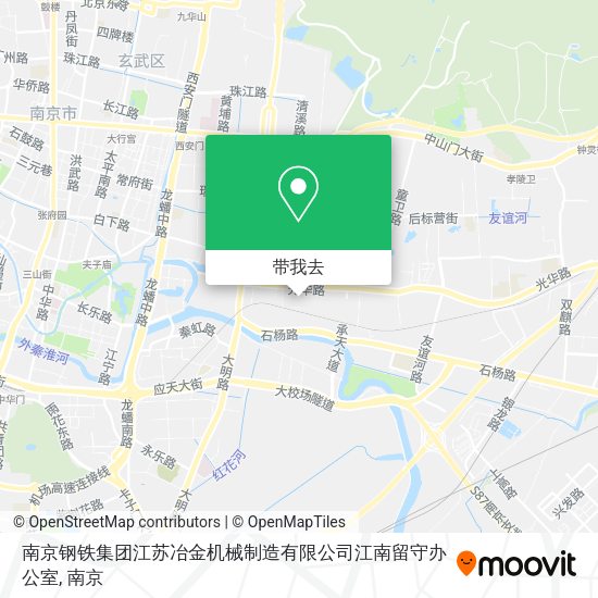 南京钢铁集团江苏冶金机械制造有限公司江南留守办公室地图