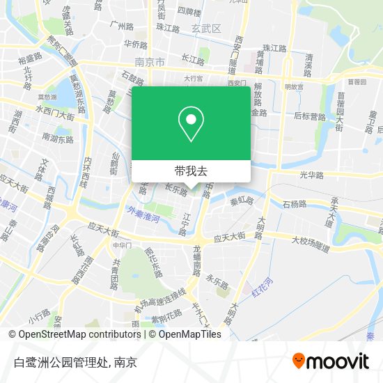 白鹭洲公园管理处地图