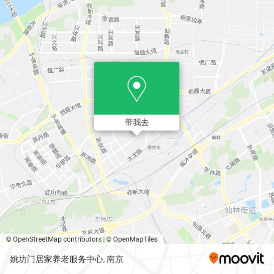 姚坊门居家养老服务中心地图
