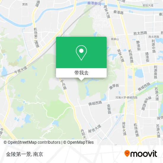 金陵第一景地图