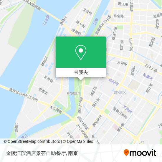 金陵江滨酒店景荟自助餐厅地图