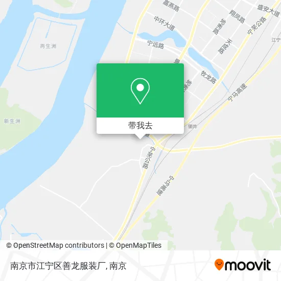 南京市江宁区善龙服装厂地图