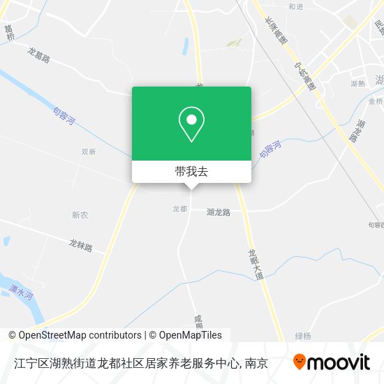 江宁区湖熟街道龙都社区居家养老服务中心地图