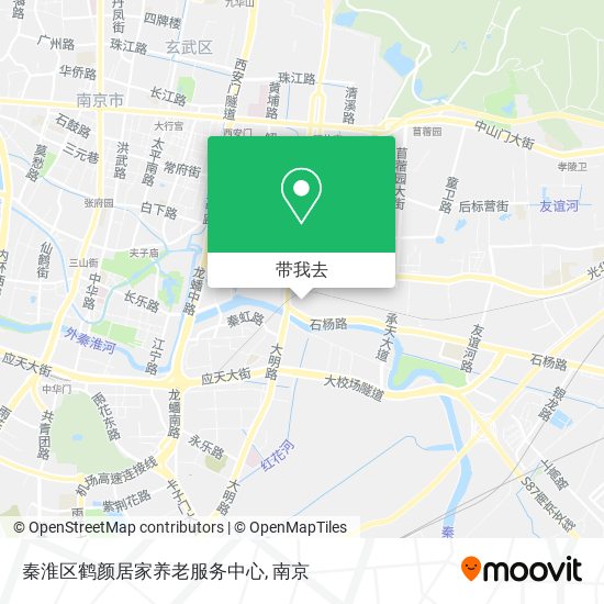 秦淮区鹤颜居家养老服务中心地图