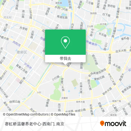 赛虹桥温馨养老中心-西南门地图