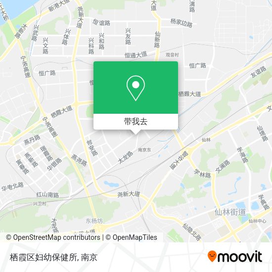 栖霞区妇幼保健所地图