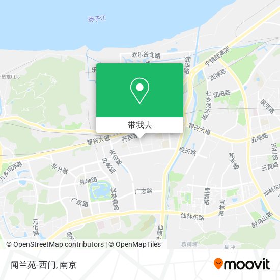 闻兰苑-西门地图