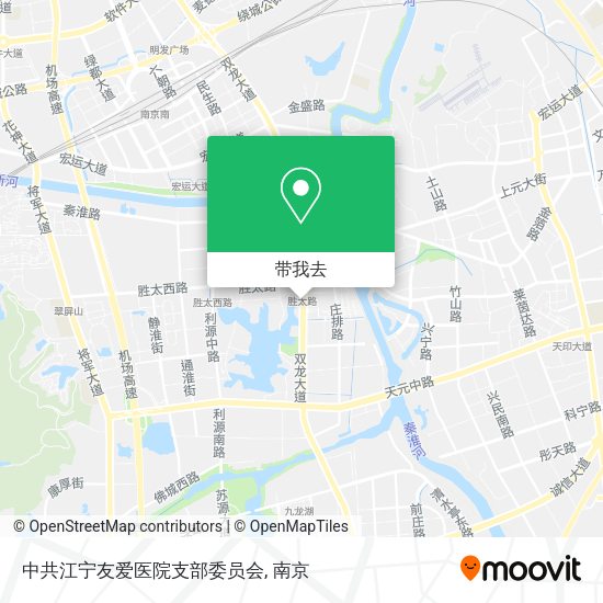 中共江宁友爱医院支部委员会地图