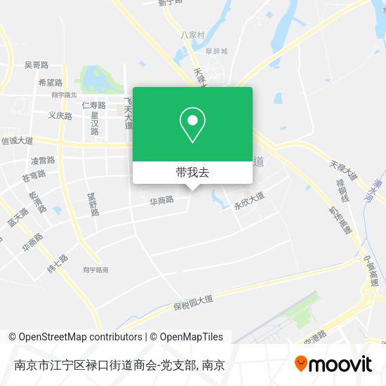南京市江宁区禄口街道商会-党支部地图