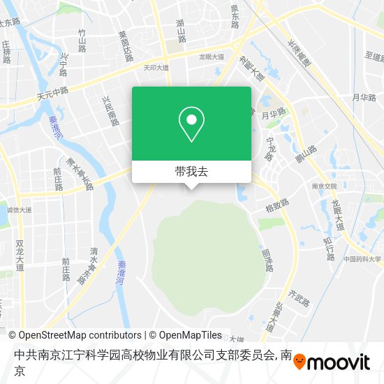 中共南京江宁科学园高校物业有限公司支部委员会地图