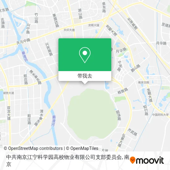 中共南京江宁科学园高校物业有限公司支部委员会地图