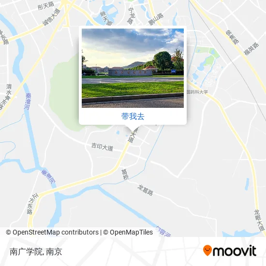 南广学院地图