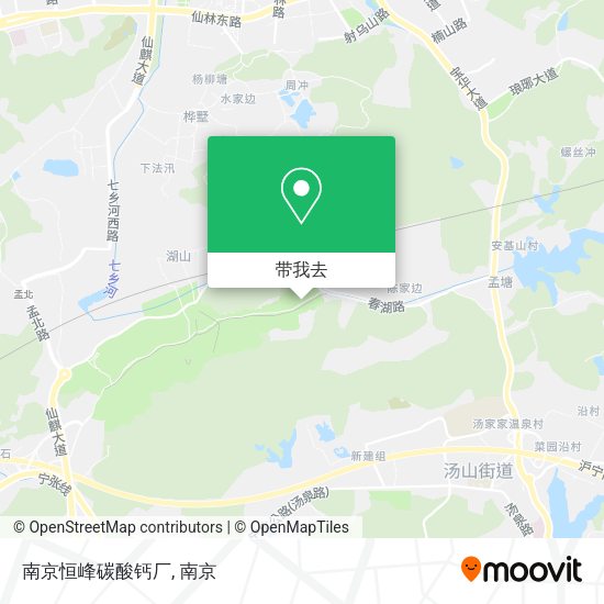 南京恒峰碳酸钙厂地图