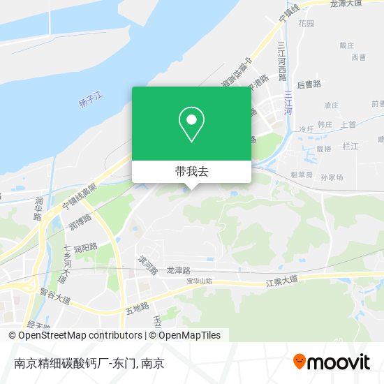 南京精细碳酸钙厂-东门地图