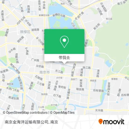 南京金海洋运输有限公司地图