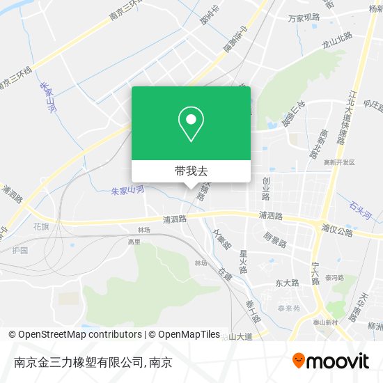 南京金三力橡塑有限公司地图