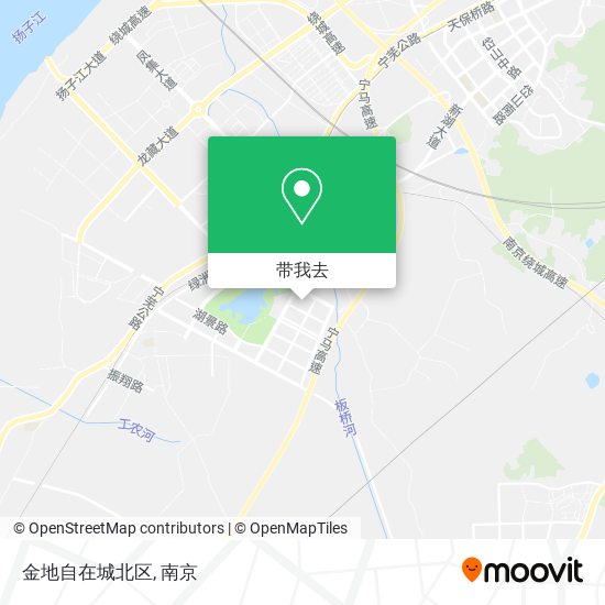 金地自在城北区地图