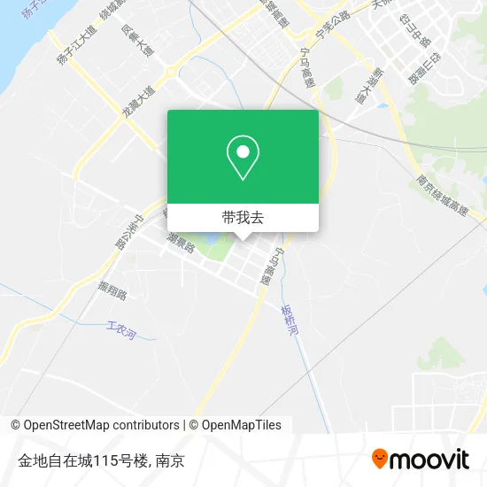 金地自在城115号楼地图
