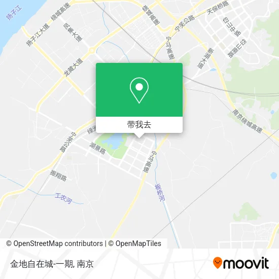 金地自在城-一期地图