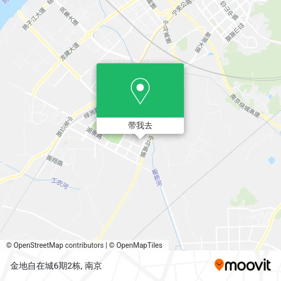 金地自在城6期2栋地图