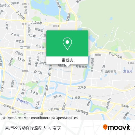 秦淮区劳动保障监察大队地图