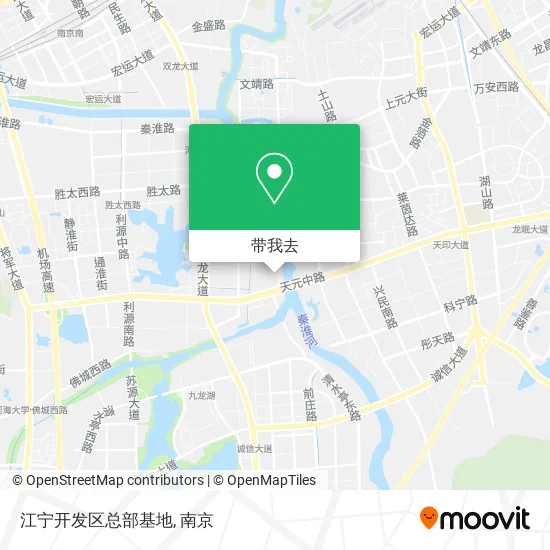 江宁开发区总部基地地图