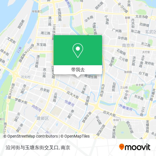 沿河街与玉塘东街交叉口地图