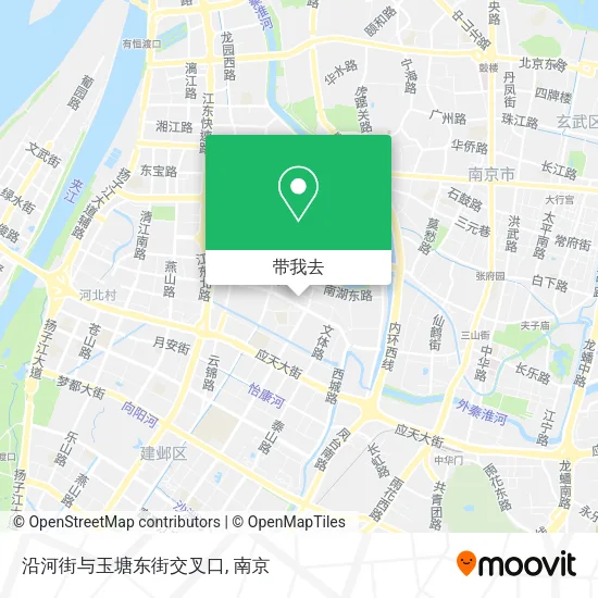沿河街与玉塘东街交叉口地图