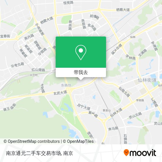 南京通元二手车交易市场地图